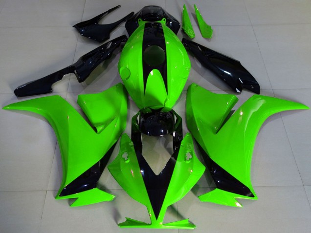 Vert Noir Brillant Carénage Moto Honda CBR1000RR 2012-2016