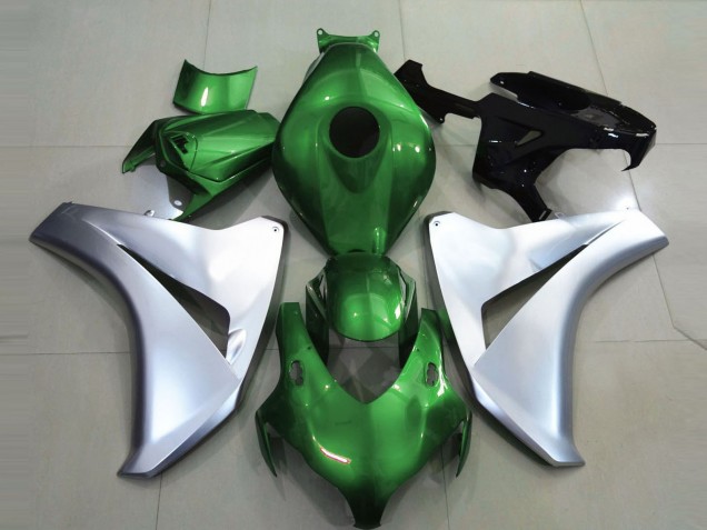 Argent Vert Carénage Moto Honda CBR1000RR 2008-2011
