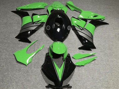 Vert Gris Noir Brillant Carénage Moto Honda CBR1000RR 2012-2016 Pas Chère