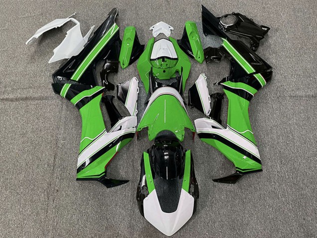 Blanc Vert Noir Brillant Carénages Moto Honda CBR1000RR 2017-2023