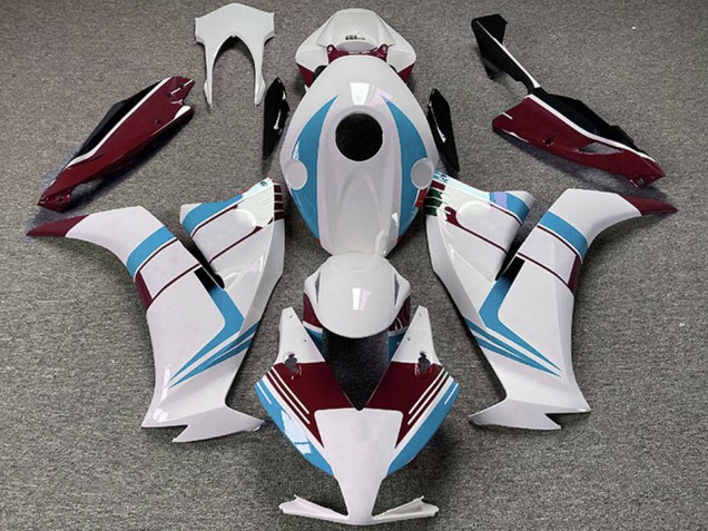 Blanc Bleu Clair Rouge Marron Carénage Moto Honda CBR1000RR 2012-2016
