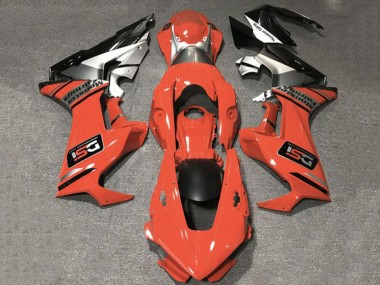 Orange Blanc Argent Noir Brillant DSI Carénage Moto Honda CBR1000RR 2017-2023 Pas Chère