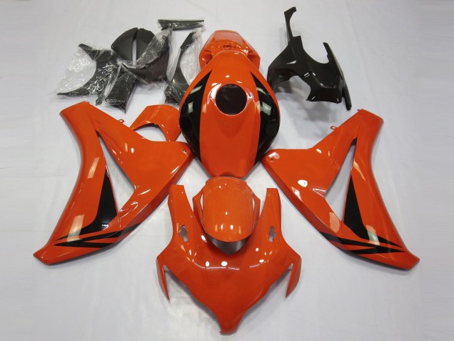 Orange Noir Brillant OEM Style Carénage Moto Honda CBR1000RR 2008-2011