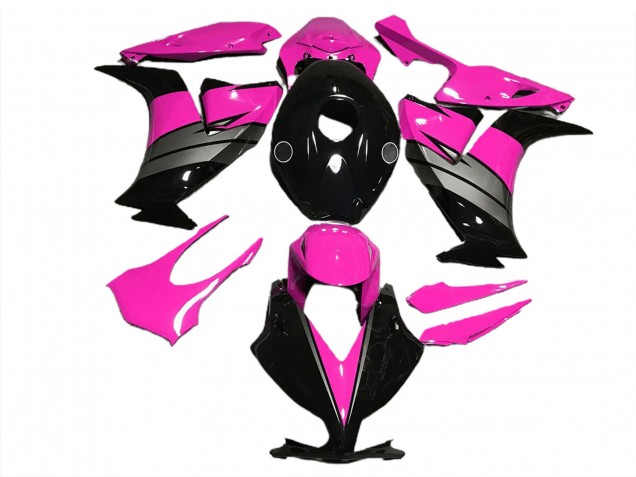Rose Gris Noir Brillant Carénage Moto Honda CBR1000RR 2012-2016