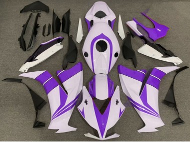 Blanc Violet Carénage Moto Honda CBR1000RR 2012-2016 Pas Chère