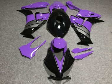 Violet Gris Noir Brillant Carénage Moto Honda CBR1000RR 2012-2016 Pas Chère
