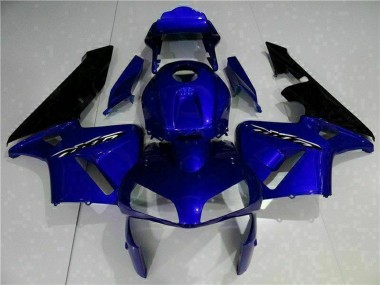 Bleu Noir Brillant Kits Carénages Moto Honda CBR600RR 2003-2004 Pas Chère