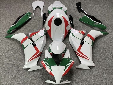 Blanc Rouge Vert Carénage Moto Honda CBR1000RR 2012-2016 Pas Chère