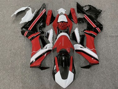 Blanc Rouge Noir Brillant Carénage Moto Honda CBR1000RR 2017-2023 Pas Chère