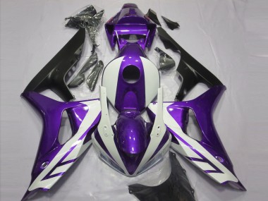 Violet Blanc Noir Mat Carénage Moto Honda CBR1000RR 2006-2007 Pas Chère