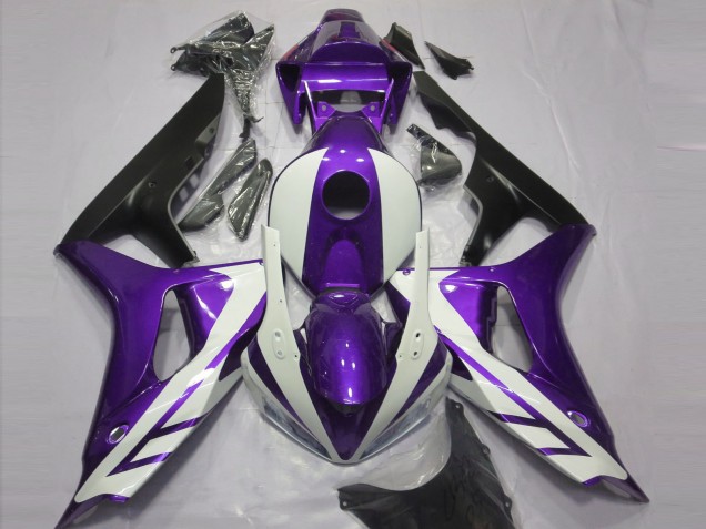 Violet Blanc Noir Mat Carénage Moto Honda CBR1000RR 2006-2007