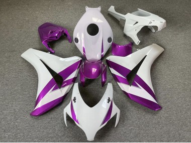 Blanc Violet Carénage Moto Honda CBR1000RR 2008-2011 Pas Chère