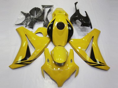 Jaune Noir Brillant OEM Style Carénage Moto Honda CBR1000RR 2008-2011 Pas Chère