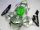 Argent Vert Noir Brillant Carénages Moto Honda CBR600RR 2003-2004