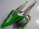 Argent Vert Noir Brillant Carénages Moto Honda CBR600RR 2003-2004