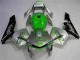 Argent Vert Noir Brillant Carénages Moto Honda CBR600RR 2003-2004