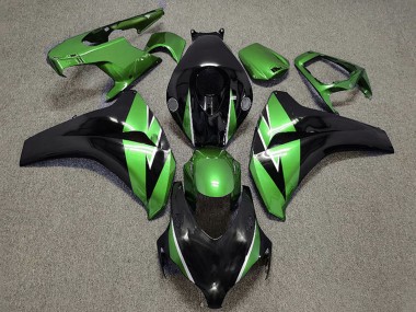 Vert Noir Brillant Carénages Moto Honda CBR1000RR 2008-2011 Pas Chère