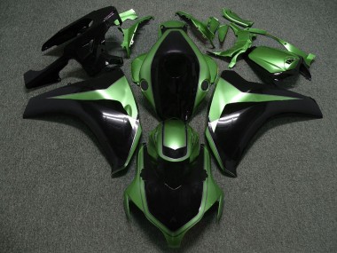 Vert Noir Brillant Personnalisé Carénage Moto Honda CBR1000RR 2008-2011 Pas Chère