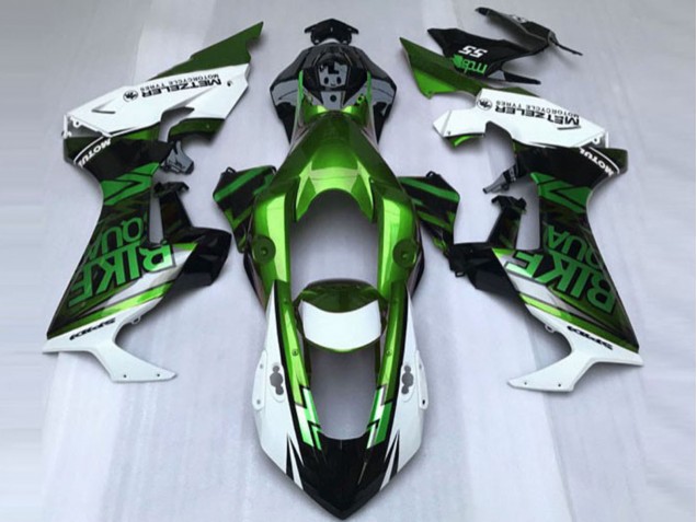 Blanc Vert Noir Brillant Carénage Moto Honda CBR1000RR 2017-2023