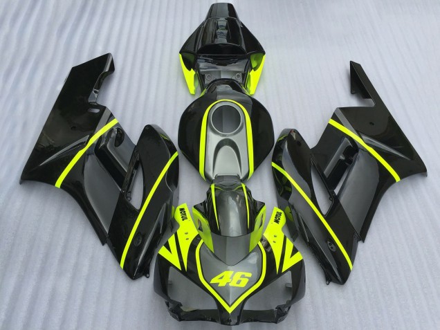 Gris Noir Haute Visibilité Jaune Motul 46 Carénage Moto Honda CBR1000RR 2004-2005