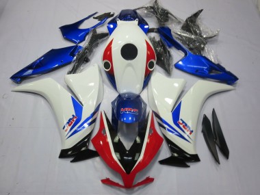 Blanc Bleu Rouge HRC Carénage Moto Honda CBR1000RR 2012-2016 Pas Chère
