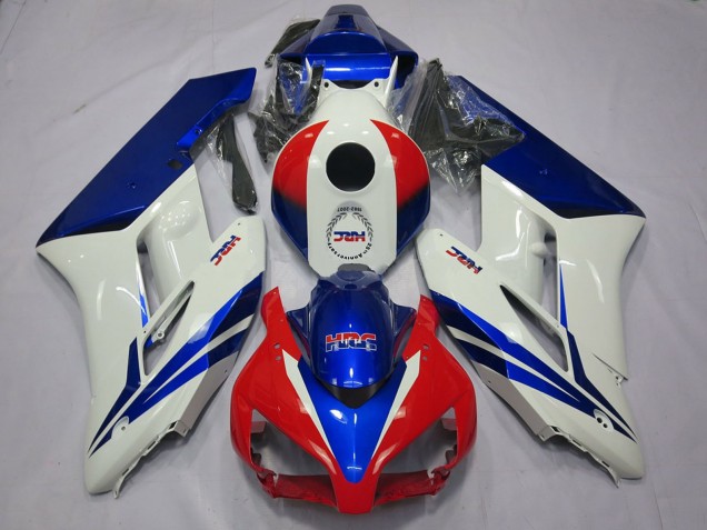 Blanc Bleu Rouge HRC OEM Style Carénage Moto Honda CBR1000RR 2004-2005