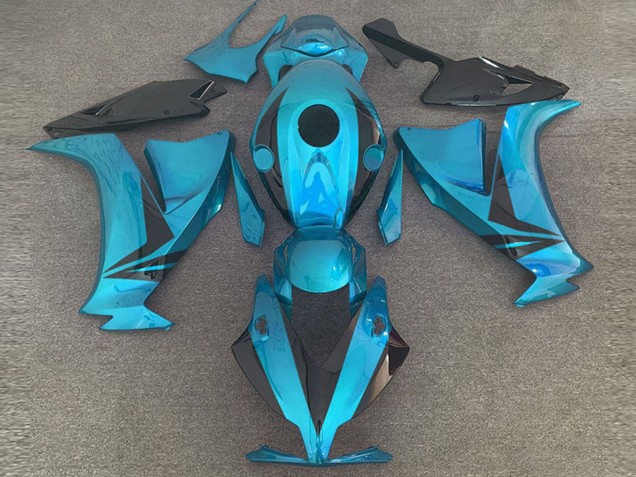 Bleu Clair Noir Brillant Style Carénage Moto Honda CBR1000RR 2012-2016