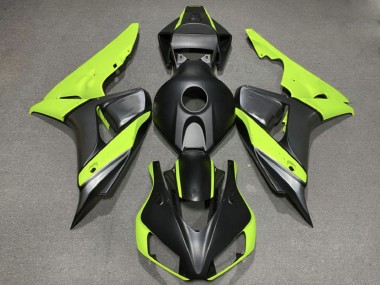 Vert Noir Mat Carénage Moto Honda CBR1000RR 2006-2007 Pas Chère