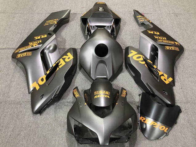 Gris Mat Or Repsol Carénage Moto Honda CBR1000RR 2004-2005
