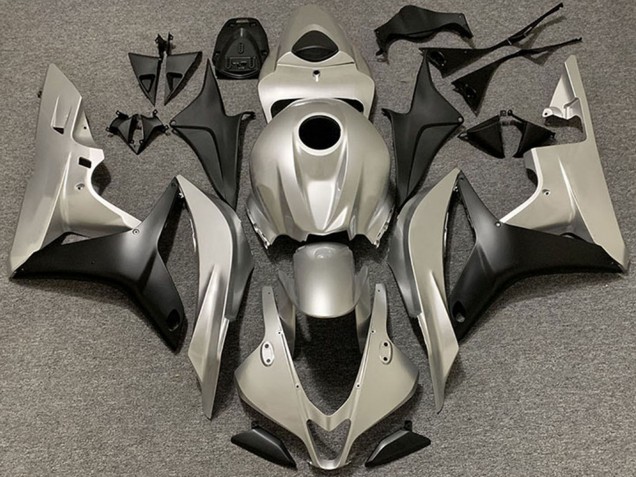 Argent Noir Mat Carénage Moto Honda CBR1000RR 2006-2007