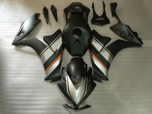 Argent Orange Noir Mat Carénage Moto Honda CBR1000RR 2012-2016