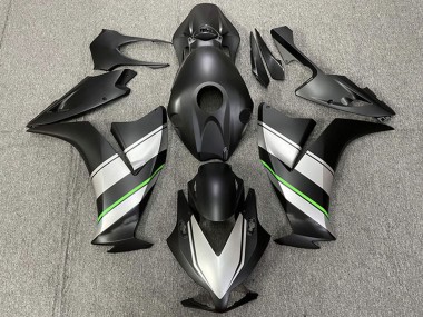 Argent Vert Noir Mat Carénage Moto Honda CBR1000RR 2012-2016 Pas Chère