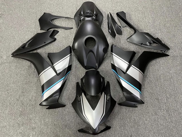 Argent Bleu Clair Noir Mat Carénage Moto Honda CBR1000RR 2012-2016