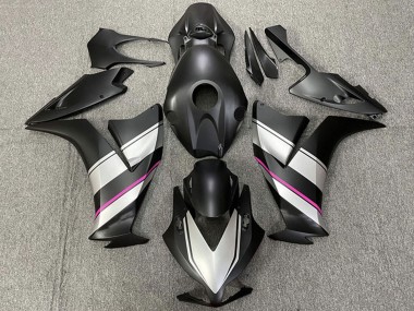 Argent Rose Noir Mat Carénage Moto Honda CBR1000RR 2012-2016 Pas Chère