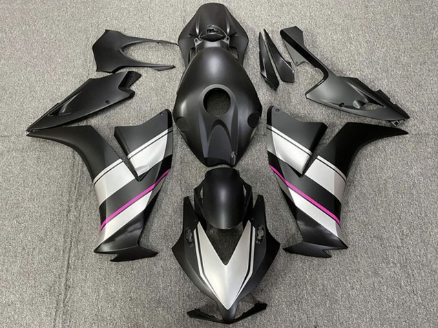 Argent Rose Noir Mat Carénage Moto Honda CBR1000RR 2012-2016