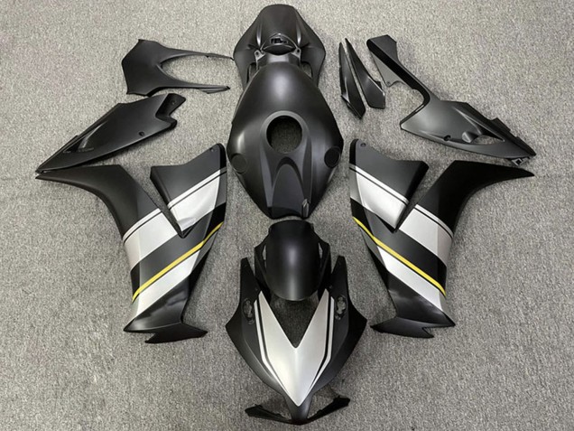 Argent Jaune Noir Mat Carénage Moto Honda CBR1000RR 2012-2016