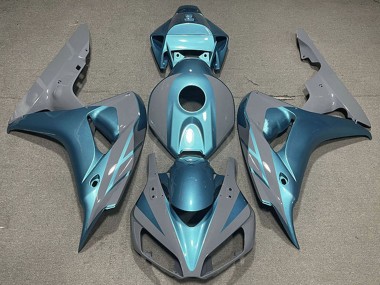 Nardo Gris Bleu Clair Carénage Moto Honda CBR1000RR 2006-2007 Pas Chère