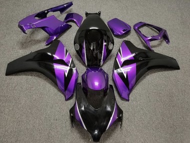 Violet Noir Brillant Carénage Moto Honda CBR1000RR 2008-2011 Pas Chère