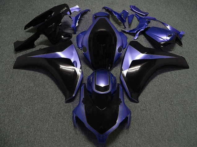 Violet Noir Brillant Personnalisé Carénage Moto Honda CBR1000RR 2008-2011