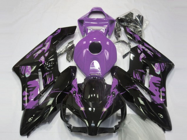 Violet Clair Noir Brillant Le Mis Carénage Moto Honda CBR1000RR 2004-2005