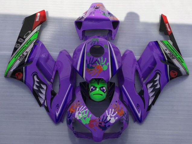 Violet Vert Noir Rouge Requin Carénage Moto Honda CBR1000RR 2004-2005