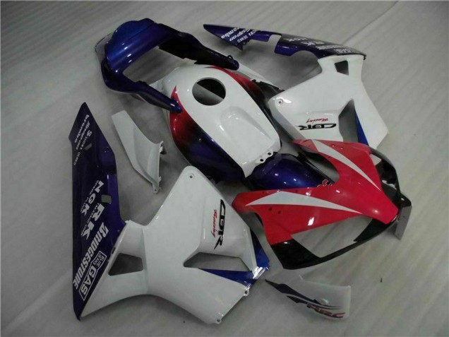 Blanc Rouge Bleu Carénages Moto Honda CBR600RR 2003-2004