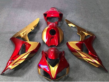 Or Rouge Carénage Moto Honda CBR1000RR 2006-2007 Pas Chère