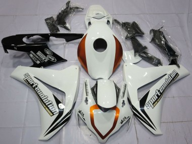 Blanc Rouge Noir Brillant Sport Evolution Carénage Moto Honda CBR1000RR 2008-2011 Pas Chère