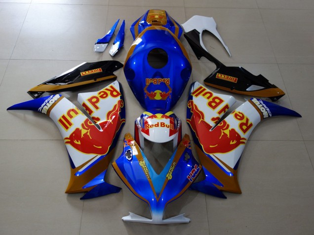 Blanc Bleu Or Red Bull Carénage Moto Honda CBR1000RR 2012-2016