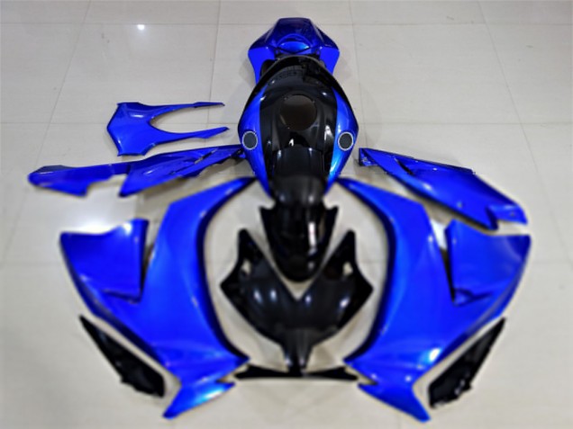 Bleu Noir Brillant Carénage Moto Honda CBR1000RR 2012-2016