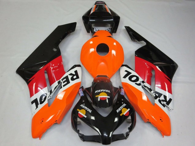 Orange Blanc Rouge Noir Brillant Repsol Carénage Moto Honda CBR1000RR 2004-2005