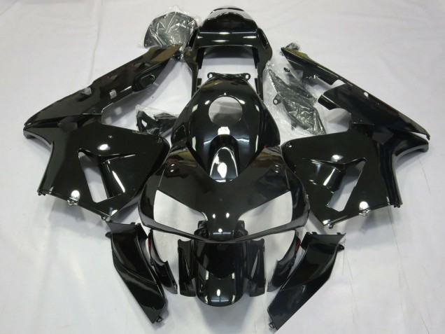 Noir Brillant Carénage Moto Honda CBR600RR 2003-2004