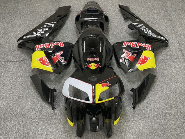 Noir Jaune Blanc Red Bull Carénage Moto Honda CBR600RR 2005-2006