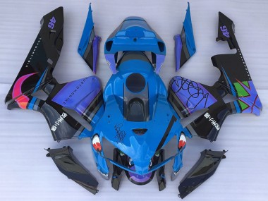 Bleu Requin Carénage Moto Honda CBR600RR 2005-2006 Pas Chère